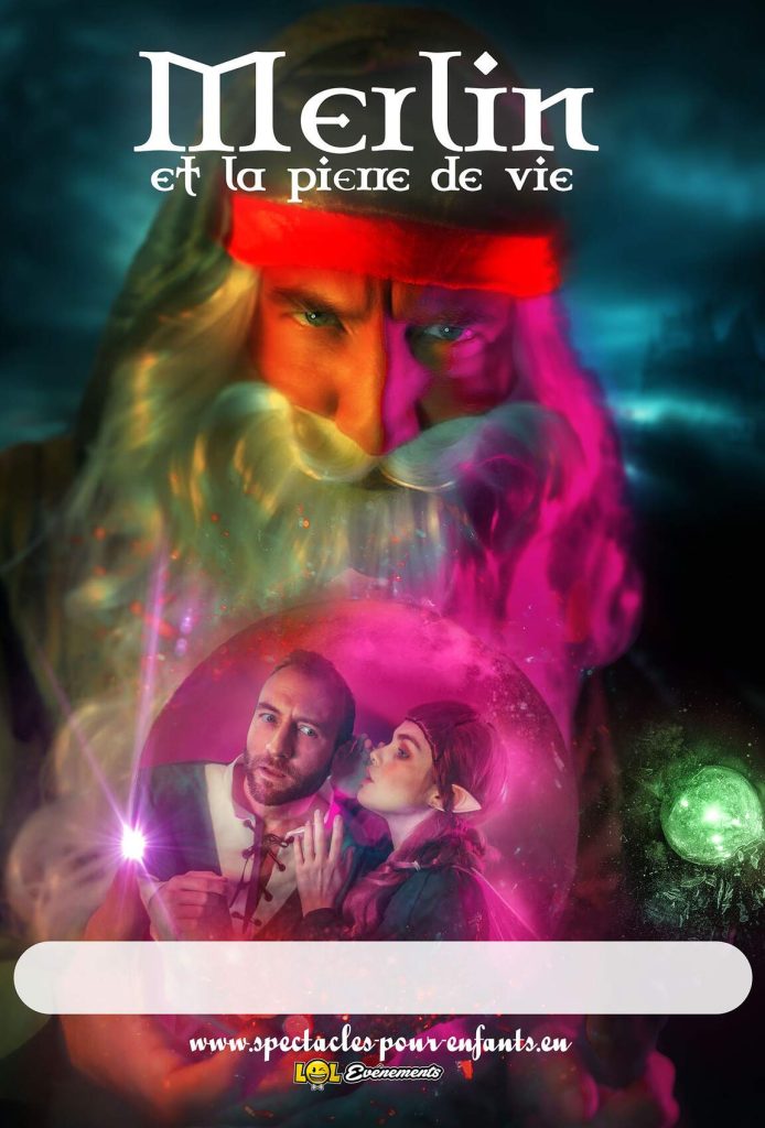 Merlin et la pierre de vie de Noël - SPECTACLES POUR ENFANTS