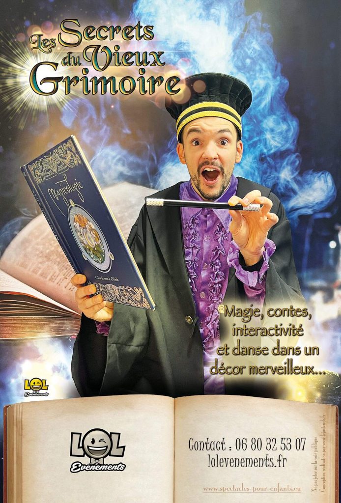 Les secrets du vieux grimoire - SPECTACLES POUR ENFANTS