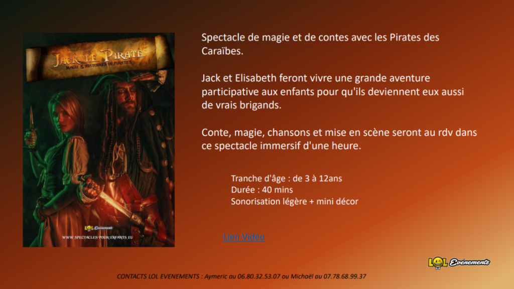 Spectacle pour enfants - Moins de 100 personnes - SPECTACLES POUR ENFANTS