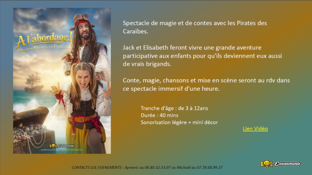 Spectacles enfants petits budget ST - 2026